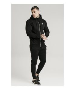 SIKSILK DEVORE OVERHEAD HOODIE - Hoodie - black - Zalando.de